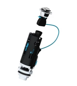 Dual Flush Toilet Syphon Valve Universal 2" & 1.5" Base & 40mm 50mm 60mm Button - Picture 1 of 4