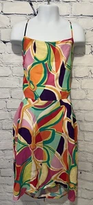SKY TO MOON Colorful Geometric Scrappy Sundress Dress Girls Large - Picture 1 of 7