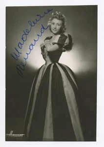 H081 Harcourt Photographie originale signé manuscrite Madeleine Renaud Actrice - Picture 1 of 2