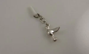 Pájaro Paloma Tono Plata Dije Teléfono Celular Se Adapta Ipad Charm Ear Cap Enchufe Antipolvo - Imagen 1 de 3