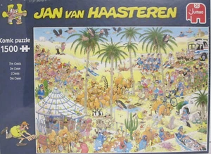 Jumbo 19015 Jan van Haasteren 1500 Teile Die Oase / The Oasis - Picture 1 of 1