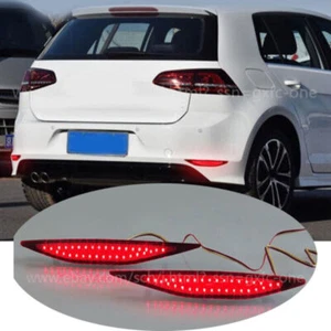 For VW Golf 7 2016-2017 LED Rear Fog Lights Turn Lights Brake lamp - Picture 1 of 11