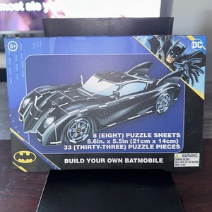 DC Batman Build Your Own Batmobile 3D Puzzle - Picture 1 of 2