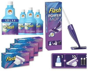 Flash Power Mop Starter Kit Dual Spray Mop For Any Type of Floor or Refill Pads - Picture 1 of 7