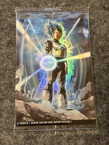 Itajaga Dragon Ball Super Wafer Card 4-12 SSGSS Vegeta Rare BANDAIGenuine Japan - Picture 1 of 5