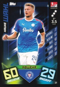 Match Attax Bundesliga 2019/20 - Hauke Wahl - Holstein Kiel - Nr. 364