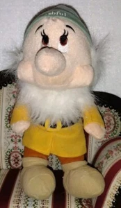 Sega Prize Disney Snow White Seven Dwarfs Bashful 12" Plush Stuffed Toy (O - Picture 1 of 7