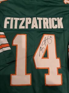 Ryan Fitzpatrick signed Jersey PHOTO PROOF Miami Dolphins Autographed QB