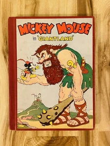 Rare Mickey Mouse In Giantland 1934 Great Condition! First Edition - Imagen 1 de 11