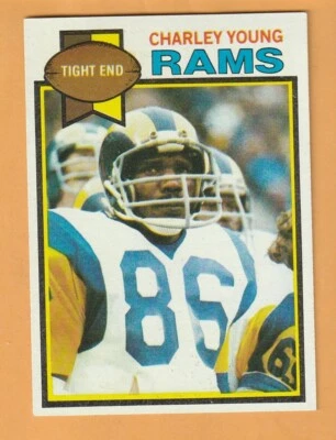 Charley Young Los Angeles Rams 1979 Topps #366 USC Trojans 10F - Image 1 of 2