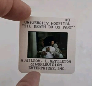 University Hospital Till Death Do Us Part Tv Show Promo Slide Vintage - Picture 1 of 2