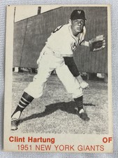 1975 TCMA Baseball Card-1951 New York Giants-Clint Hartung