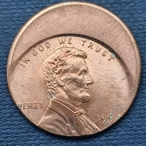 1994 Lincoln Memorial Cent 1c ERROR - Off Center #56816 Cover