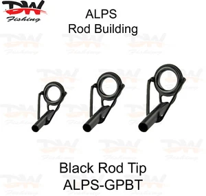 ALPS Rod Tip General Purpose Black Stainless Steel Frame Titanium Carbide Ring - Picture 1 of 46