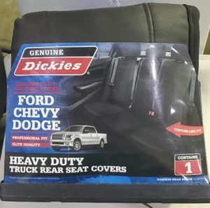 Genuine Dickies Truck Rear Seat Cover W/ Headrest Designed For Full Sized Trucks - Picture 1 of 6