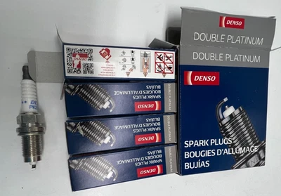 (CANTIDAD 4) Bujía doble platino Denso 3326 PK20GR8 para Volkswagen Jetta 2015 Foto 1 de 4