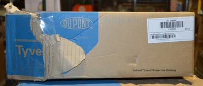 Disposable Lab Coat, Polyethylene, White, 3XL,  Dupont Tyvek 400, 8 PK, 5HH46 - Image 1 of 2