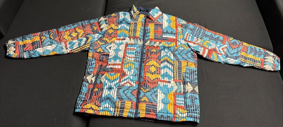 Columbia Mens Powder Lite Jacket, Omni-Heat Warp Red Pathways Print XXL - Image 1 of 4