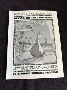 Denver, der letzte Dinosaurier 1989 Tages-Emmy-Werbung für das beste Animationsprogramm - Bild 1 von 1