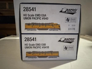 Rapido Trains HO UP Electro-Motive E8A + E8B Locomotive Set w/DCC & Sound - Picture 1 of 11