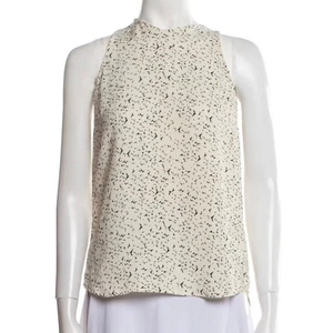 A.L.C. Printed 100% Silk Women’s Tank Top Size Small - Picture 1 of 9