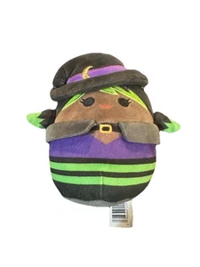 Squishmallows 4.5”- 5” Ariana the Witch 2023 Halloween Black Hat & Moon - Picture 1 of 3