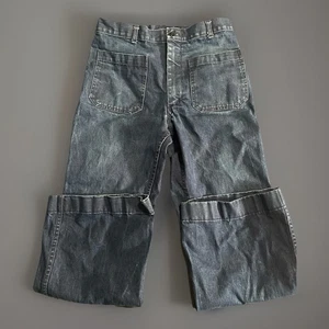 Pantaloni utility jeans vintage anni 80 US Navy Denim tipo II fondo a campana taglia 34 R - Foto 1 di 7