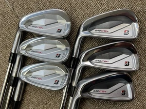 Used Lefty Bridgestone 242CB+ irons #5-pw MODUS 105 S - Picture 1 of 7