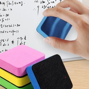 Square Whiteboard Eraser Multi-color Chalk Blackboard Wipe School Office - Picture 1 of 16
