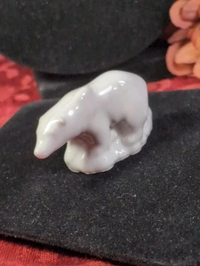 Vintage Wade Porzellan Eisbär rote Rose Tee amerikanische Serie 5 nordamerikanische Tiere - Bild 1 von 6