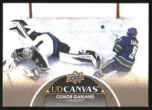 2021-22 Upper Deck Canvas #C350 Conor Garland - Picture 1 of 2
