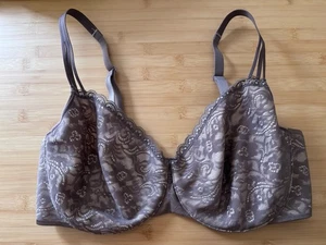 Soma Enticing Lift Balconet Unlined Balconette Bra 1117 Gray 36DDD - Picture 1 of 5