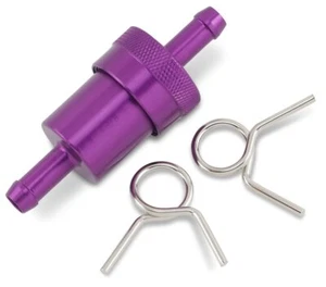 Filtro de combustible de aluminio anodizado púrpura Emgo 5/16" (14-34433) - Imagen 1 de 1