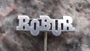 Vintage ROBUR East Germany GDR DDR Zitau Truck & Bus Maker Logo Pin Badge - Picture 1 of 4