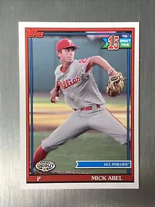 2021 Topps Pro Debut #PD-165 Mick Abel Philadelphia Phillies - Picture 1 of 2