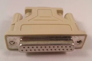 DB25 Female to DB 9 male Parallel to Serial Port Adapter DB 25F / DB9M mini adpt - Picture 1 of 2