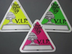 Allman Brothers Band backstage pass satin stickers THREE VIP Triangles OTTO - Picture 1 of 1