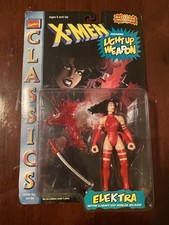New Sealed Marvel Classics X-Men Elektra Action Figure Toybiz 1996 Light Up