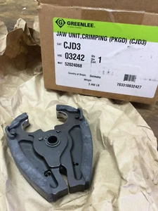 Greenlee CJD3 Crimping Jaw with Single D Die Groove - Picture 1 of 3