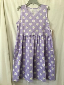 NWT Wonder Nation Tank Dress Girls Play Purple Daisy U pick - Picture 1 of 5