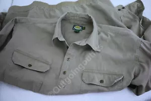 Cabela's Herren Pullover 4 Knöpfe Langarm Hemd Jacke Gummibund 2XL Tall - Bild 1 von 16