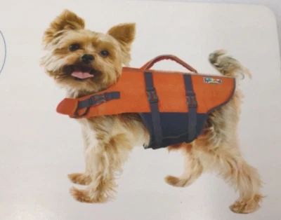 Outward Hound Granby Splash Life Jacket Float Orange Sz XS - Image 1 of 4