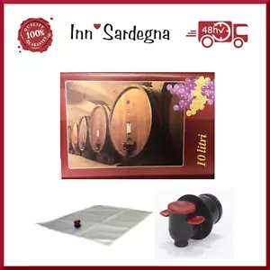 Bag in box vino sacchetti più scatola litri 3 5 10 20 contenitore per vino olio - Foto 1 di 5