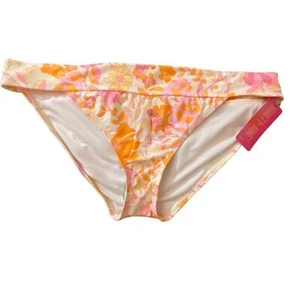 Neu mit Etikett Ninety-Nine Degrees Retro-Bikini mit Stiefel gebändert Hipster Schwimmunterteil Junior XXL - Bild 1 von 7