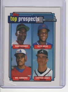 1992 Topps Chipper Jones (Rookie) Baseballkarte #551 EX - Bild 1 von 1