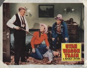 Utah Wagon Train, 1951,  Rex Allen, Original  Lobby Card 11x14 - Picture 1 of 1