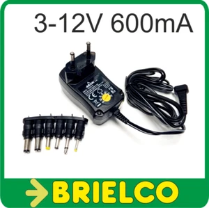 ALIMENTADOR ADAPTADOR CARGADOR ELECTRONICO 3-12V 600MA 6 CONECTOR BD5347 - Imagen 1 de 1