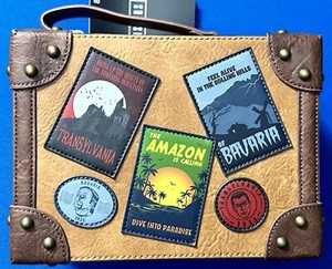2024 Loungefly Universal Monsters Travel Trunk Crossbody Bag Entertainment Earth - Picture 1 of 2