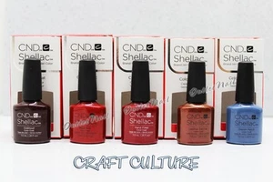 CND SCHELLACK UV Gelpolitur HANDWERK KULTUR Herbst Winter 2016 Kollektion wählen Sie BELIEBIG - Bild 1 von 18