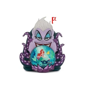 Mochila Cosplay Loungefly Disney Sirenita Úrsula y Ariel Villanos Cristal - Imagen 1 de 6